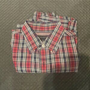Red and Blue Banana Republic Polo